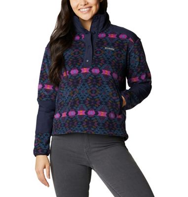 Columbia Women's Benton Springs Crop Pullover - XS - Plum Blanket / Dark Nocturnal product image