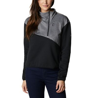 Columbia Women's Lodge Hybrid Pullover - Small - Black / Black Heather product image