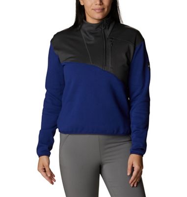 Columbia Women's Lodge Hybrid Pullover - Small - Dark Sapphire / Shark product image