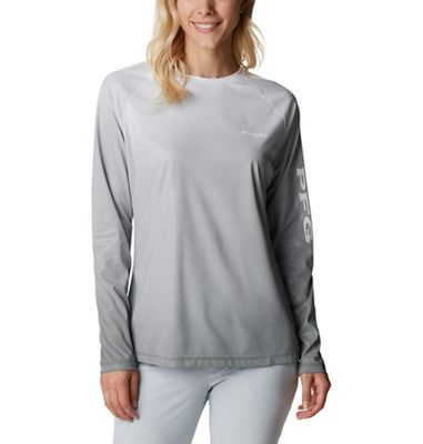 Columbia Women's Printed Tidal Deflector LS Top - Small - Black Gradient product image