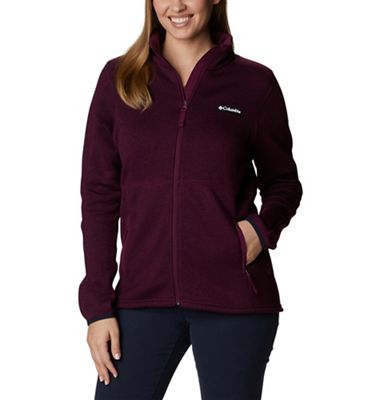 Columbia Women's Sweater Weather Full Zip - Large - Marionberry Heather product image