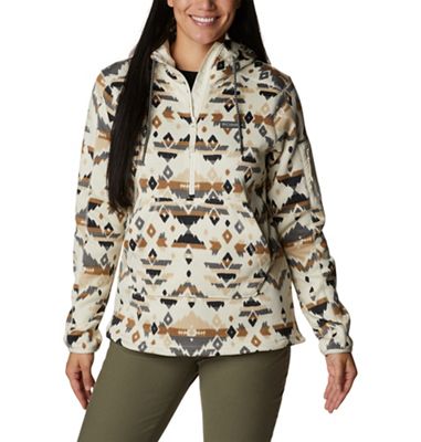 Columbia Women's Sweater Weather Hooded Pullover - Large - Chalk Rocky Mt Print product image