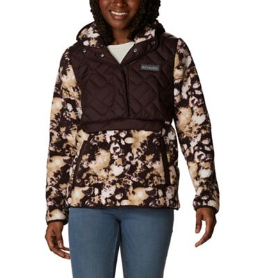 Columbia Women's Sweet View Fleece Hooded Pullover - Large - New Cinder / New Cinder Solarized product image