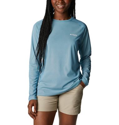 Columbia Women's Tidal Deflector LS Top - Medium - Deep Marine product image