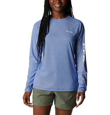 Columbia Women's Tidal Deflector LS Top - Small - Blue Macaw product image