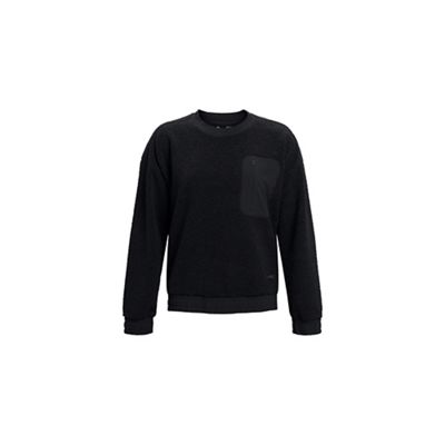 Under Armour Women's Mission Boucle Crew - Medium - Black / Black / Jet Gray product image