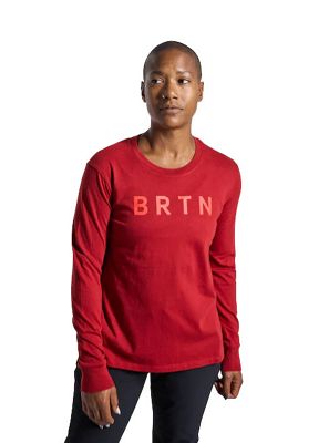 Burton Women's BRTN LS T-Shirt - Large - Sun Dried Tomato product image
