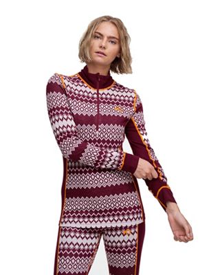 Kari Traa Women's Agnes Half Zip Top - Small - Fancy product image