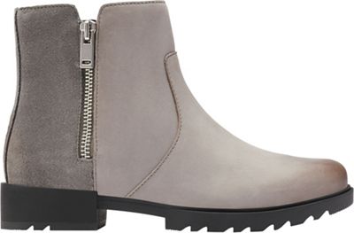 Size 8 SOREL Emelie II Waterproof Chelsea Boot in Quarry Black at Nordstrom,