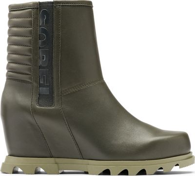 Sorel Women's Joan Of Arctic Wedge III Moto Boot - 8 - Dark Moss / Black product image