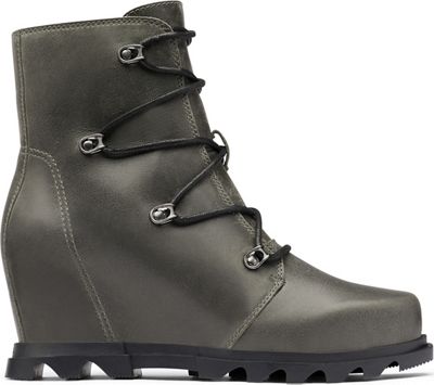 Sorel Women's Joan Of Arctic Wedge III Lace Boot - 9.5 - Quarry / Black product image
