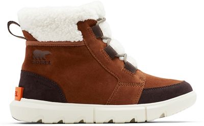 Sorel Women's Explorer II Carnival Cozy Shoe - 8.5 - Wood / Chalk