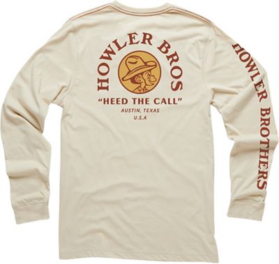 Howler Brothers Men's Long Sleeve Tee - Small - El Monito / Sand product image