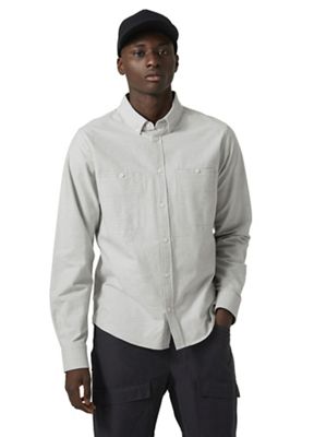 Helly Hansen Men's Organic Cotton Flannel Shirt - Large - Mellow Grey MTlange product image