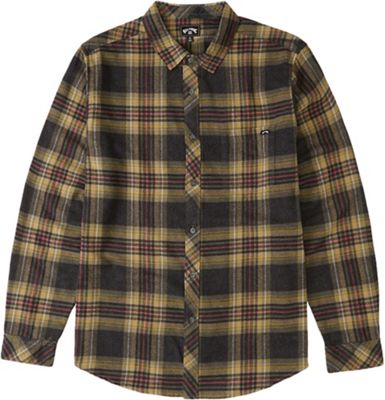 Billabong Men's Coastline Flannel Shirt - Small - Black product image
