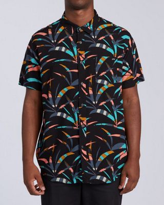 Billabong Men's Sundays Floral SS Shirt - XL - Black product image
