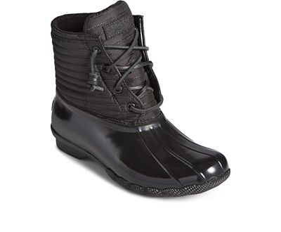 Sperry Women's Saltwater Puff Nylon Boot - 7 - Black product image