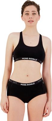 Mons Royale Women's Sierra Sports Bra - Medium - Black product image