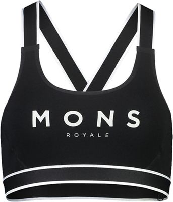 Mons Royale Women's Stella X-Back Bra - Large - Black product image