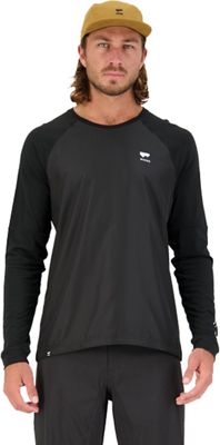 Mons Royale Men's Tarn Freeride LS Wind Jersey - Medium - Black product image