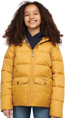 Barbour Girls' Bayside Quilt Jacket - Medium - Honey Mustard / Fuchsia Secret Garden product image