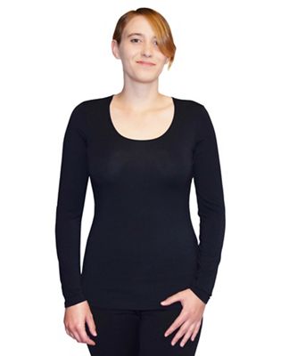 Snow Angel Women's Classic Scoop Neck - Small - Black product image