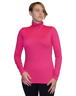 Snow Angel Women's Essential T-Neck Top - XS - Hot Pink product image