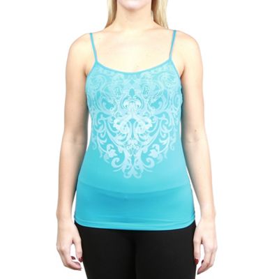Snow Angel Women's Ladies Graphic Cami - Small - Turquoise product image