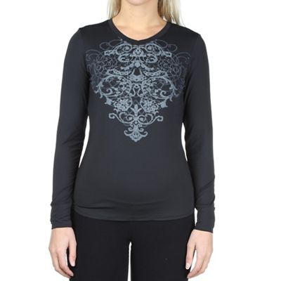 Snow Angel Women's Graphic Thermal Top - Medium - Black product image