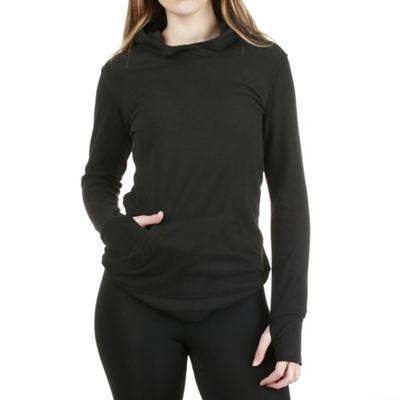 Snow Angel Women's Ladies Hoodie With Thumbhole - Large - Black product image