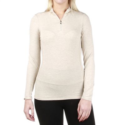 Snow Angel Women's Luxury Zip T-Neck - Small - Champagne product image