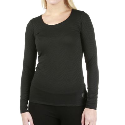Snow Angel Women's Midweight Scoop Neck Top - Large - Black product image