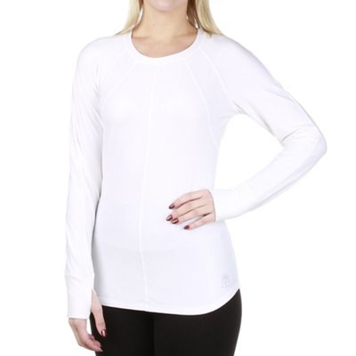 Snow Angel Women's Thermal Crewneck Top - Large - White product image