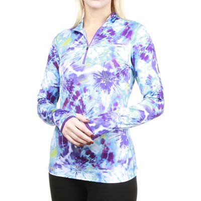 Snow Angel Women's Thermal Zip Turtleneck - Medium - Multi product image
