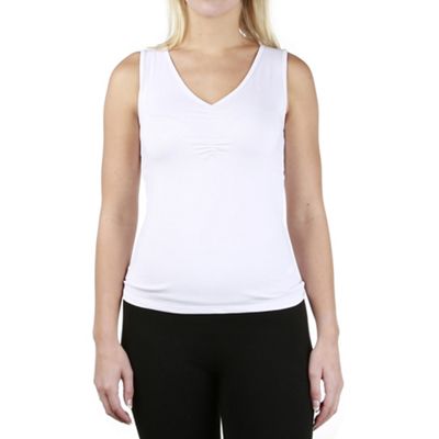 Snow Angel Women's Ladies V-Neck Tank - Medium - White product image