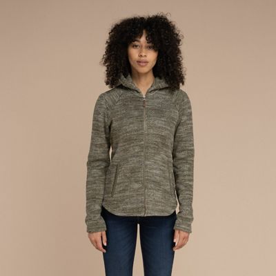 Sherpa Women's Lumbini Full Zip Hoodie - Medium - Evergreen Texture product image
