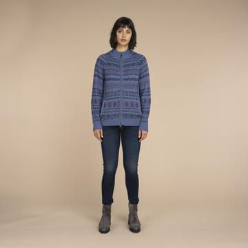Sherpa Women's Paro Full Zip Jacket - Small - Neelo Blue product image