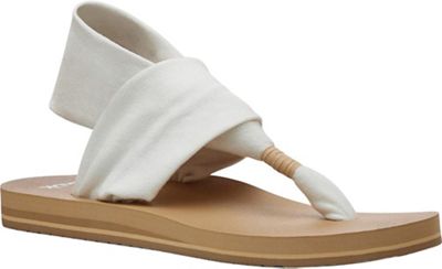 Sanuk Women's Sling ST Sandal - 10 - White / Tan product image