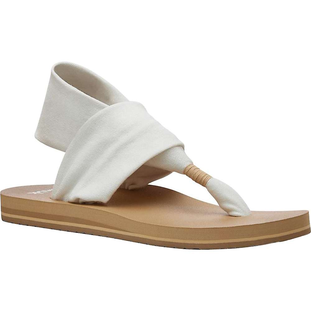 Sanuk Women's Sling ST Sandal - 10 - White / Tan product image