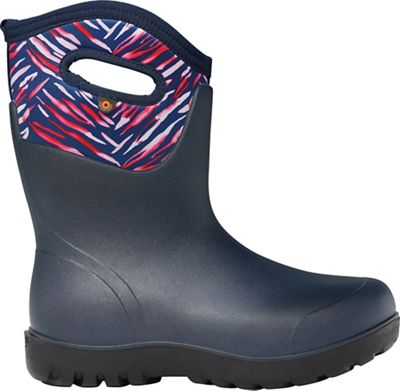 Bogs Women's Neo Classic Mid Exotic Boot - 7 - Ink Blue Multi product image