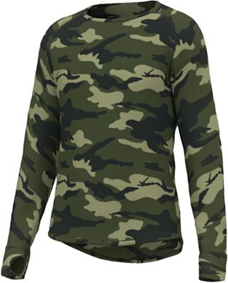 BN3TH Men's Glacier Creek Merino Crew Tee - Medium - Spruce Green Camo product image