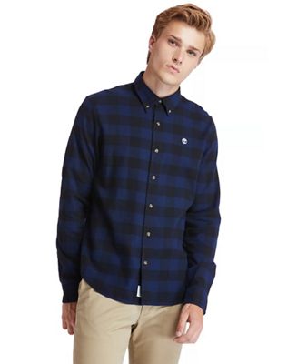 Timberland Men'S Mascoma River Buffalo Shirt with Solucell Technology - Medium - Dark Sapphire Yd product image
