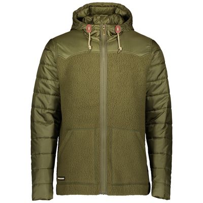 Powderhorn Men's Hybrid Sherpa Jacket - Large - Military Green product image