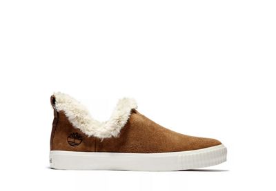 Timberland Women's Skyla Bay Warm Lined Slip-On Shoe - 7.5 - Rust Suede product image