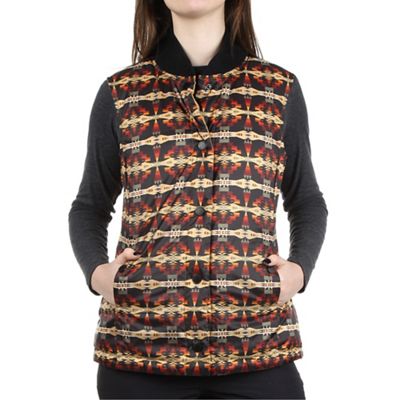 Pendleton Women's Elk Point Reversible Down Vest - Medium - Camel/Black Tucson product image