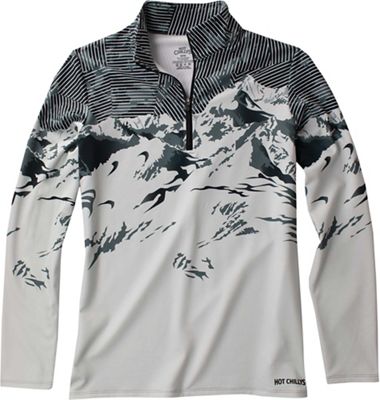 Hot Chillys Women's Micro-Elite Chamois Premium Zip T - XS - Moonlight product image