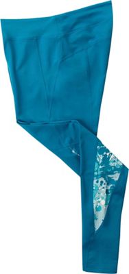 Hot Chillys Women's Printed Seamed Tight - Large - Summit Blue / Blue Skies Camo product image