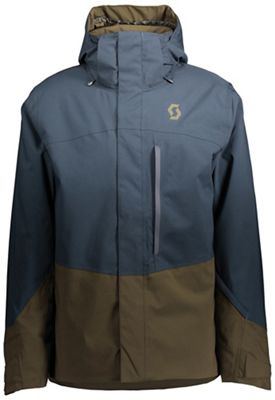 Scott USA Men's Ultimate Dryo 10 Jacket - Medium - Dark Blue / Earth Brown product image