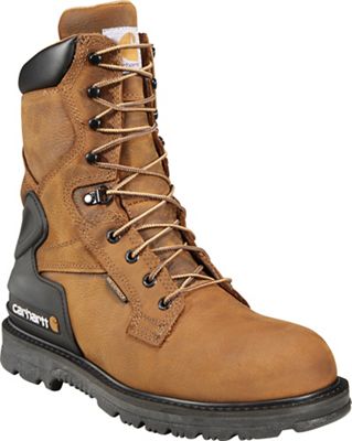 Carhartt Men's Heritage 8 Inch Waterproof Work Boot - Soft Toe - 12 - Bison Brown Oil Tan product image