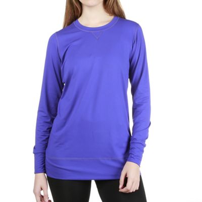 Snow Angel Women's Veluxe Ride Crew Neck Top - Large - Blue Violet product image